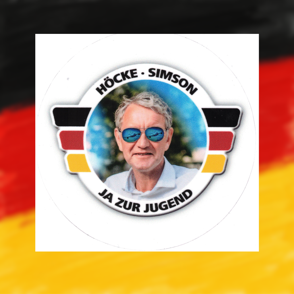 Aufkleber "Höcke Simson"