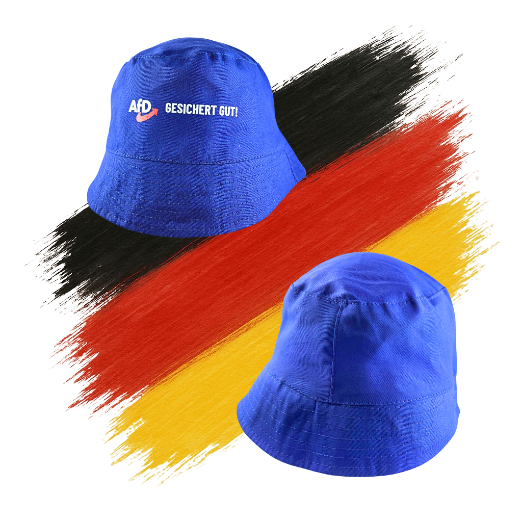 Fischerhut „AfD - Gesichert gut“