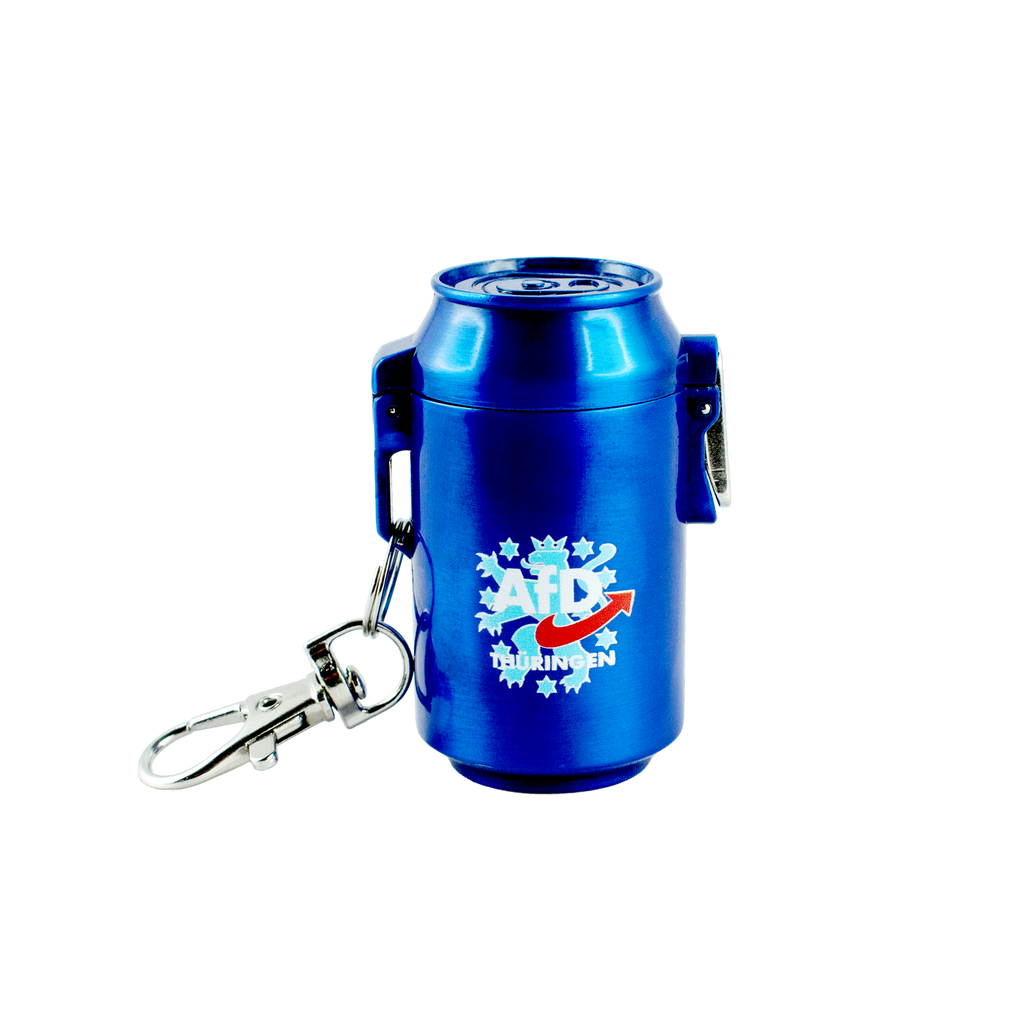 Portabler Aschenbecher aus Metall