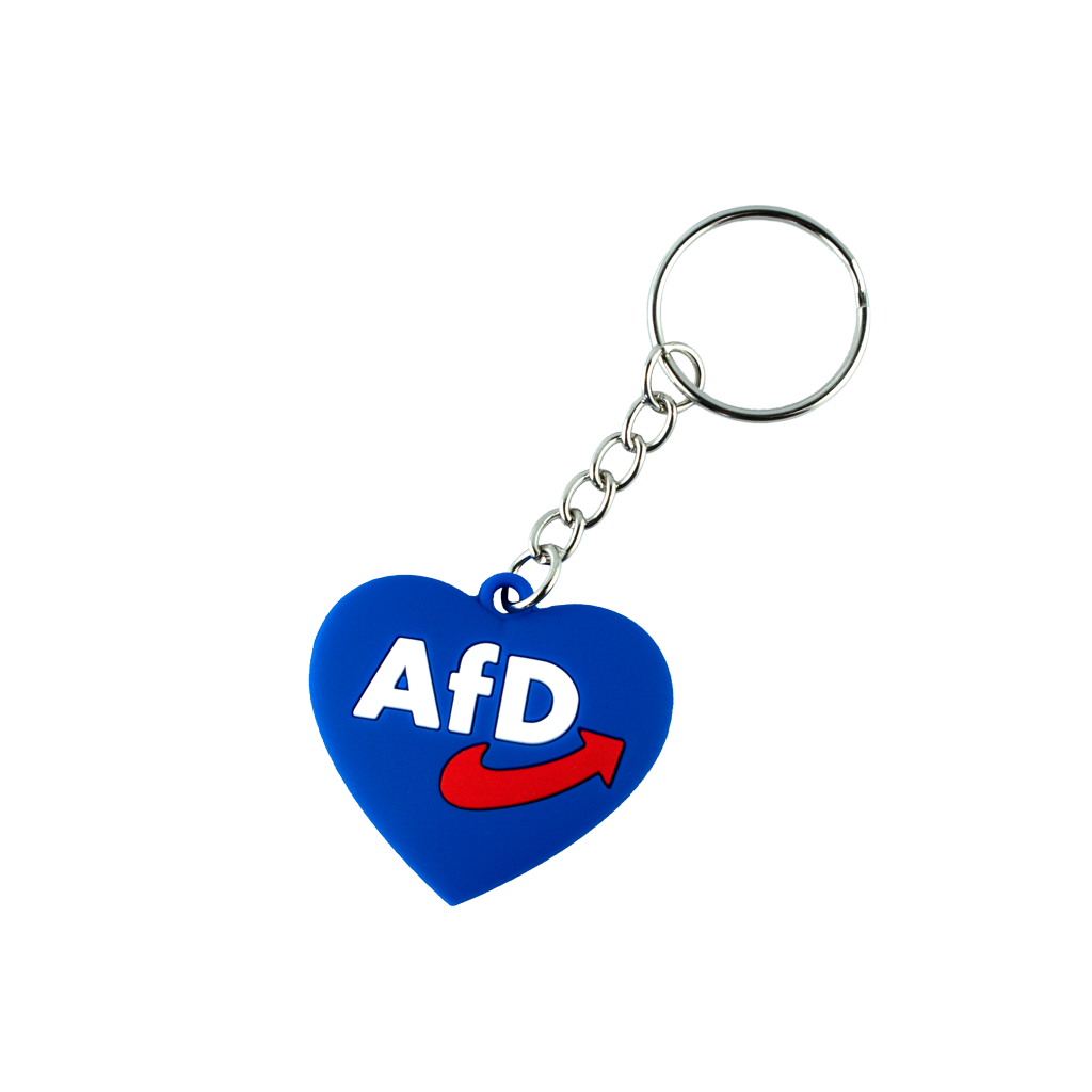 Schlüsselanhänger blaues Herz