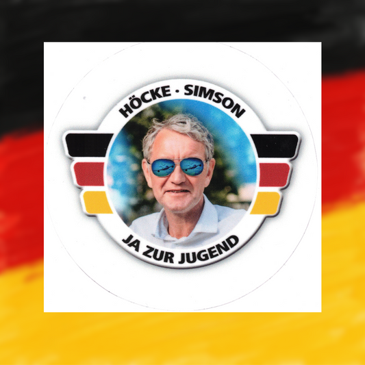 Aufkleber "Höcke Simson"