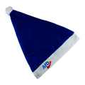 Blaue Weihnachtsmütze
