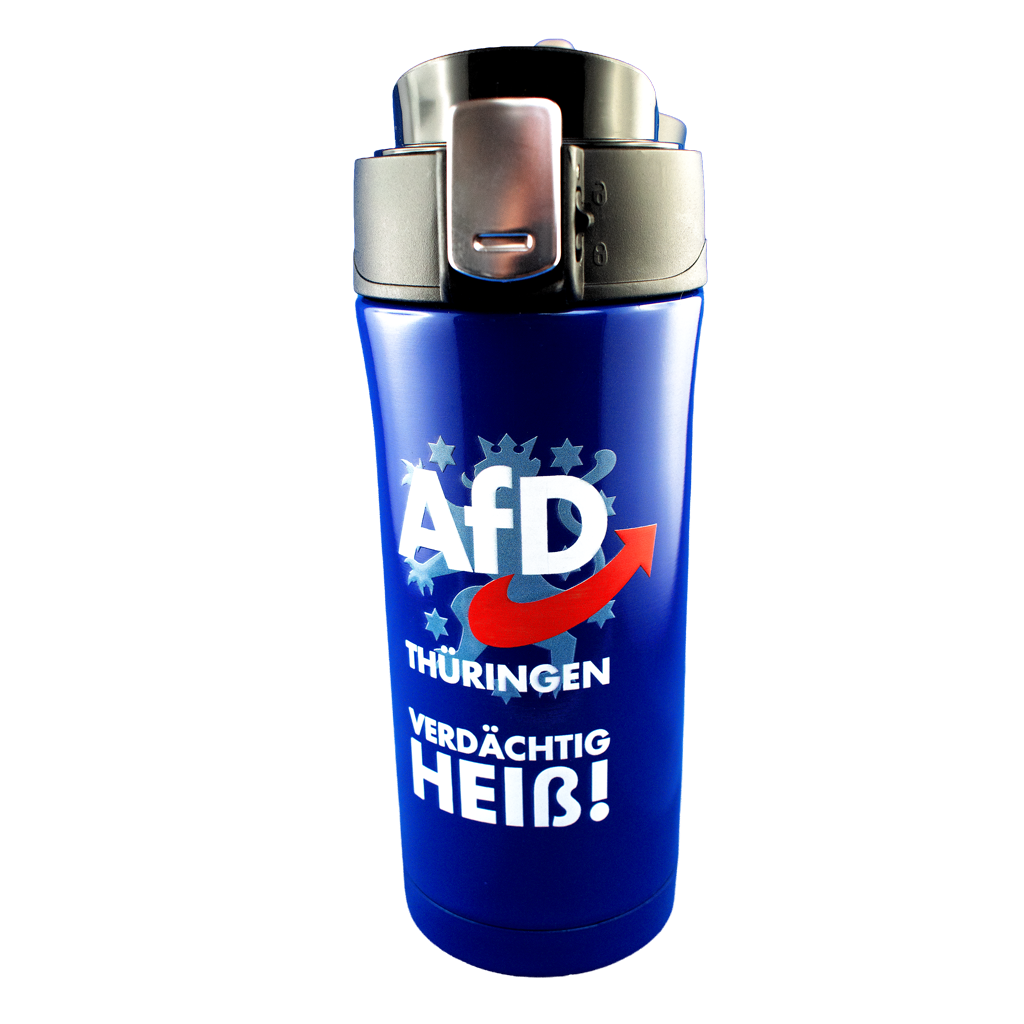 Thermoskanne - "Verdächtig heiß!"