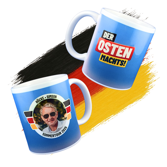 Kaffeetasse "Höcke Simson Sommertour 2025"